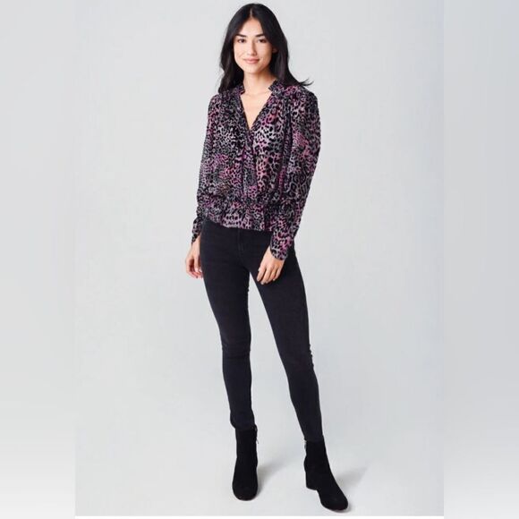 Zadig & Voltaire Tori Velours Devore Tunic. NWT. Small - Picture 10 of 10